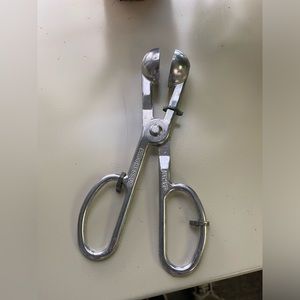 Vintage Progressus 6” Melon Baller - Scissor-style, Cast Aluminum, Made in Japan